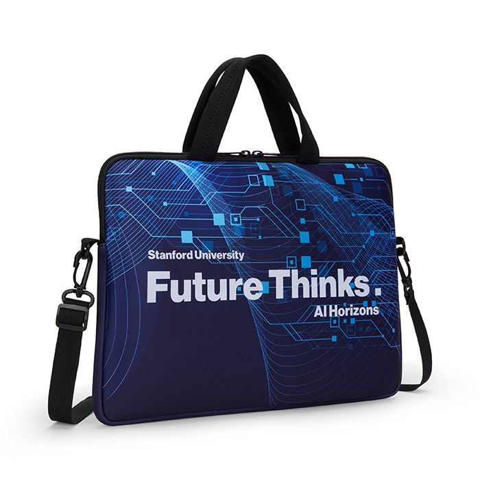 Housse pour ordinateur portable avec fermeture éclair et pochette pour trolley. publicitaire personnalisé - vue 6