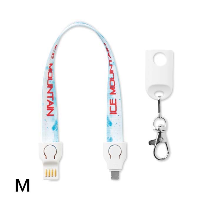 Câble de recharge. Votre design en quadri sur les deux faces. publicitaire personnalisé - vue 6