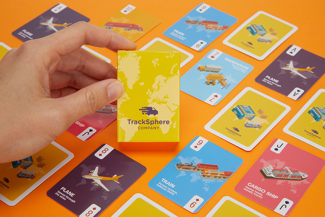 MCAD05 54 cartes de jeu de voyage avec votre dessin sur les deux faces. publicitaire personnalisé - vue 6