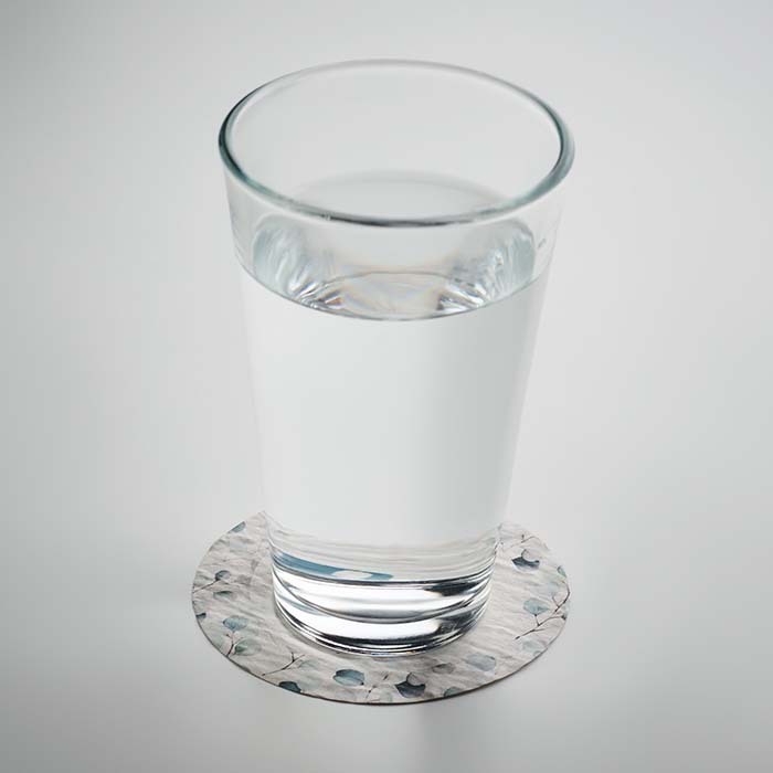 Sous-verres en papier semences imprimés en quadri. publicitaire personnalisé - vue 6