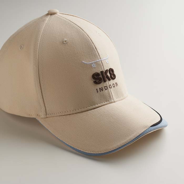 MH2015 Coton épais brossé avec sandwich et visière multicolore. publicitaire personnalisé - vue 6