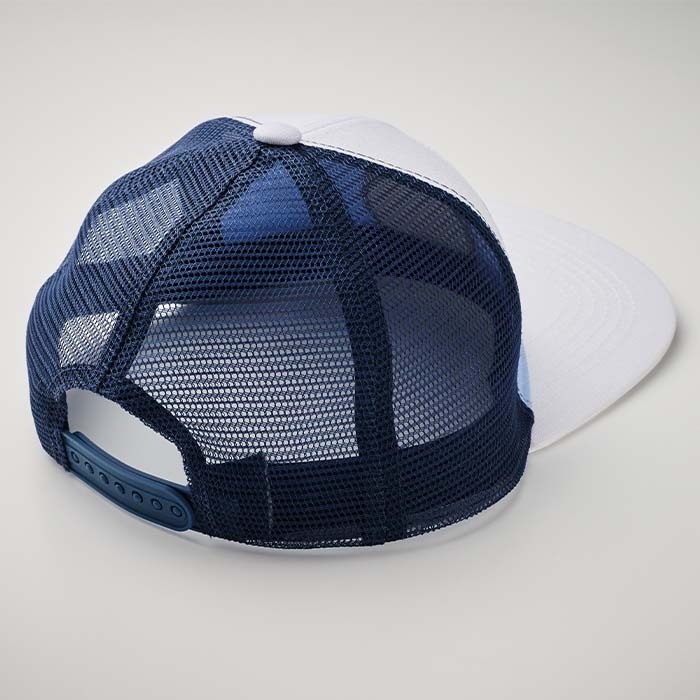 MH2208 Casquette à visière plate en coton sergé avec dos en maille. publicitaire personnalisé - vue 6