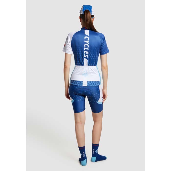 Casquette de cycliste adulte en quadri avec fermeture par cordon. publicitaire personnalisé - vue 6