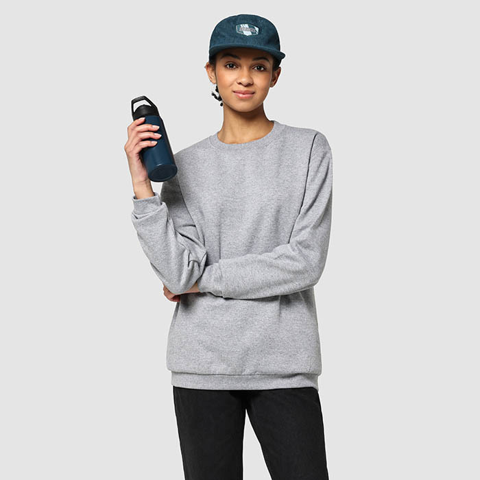 Casquette à visière plate à 6 panneaux, non structurée, en coton velours. publicitaire personnalisé - vue 6