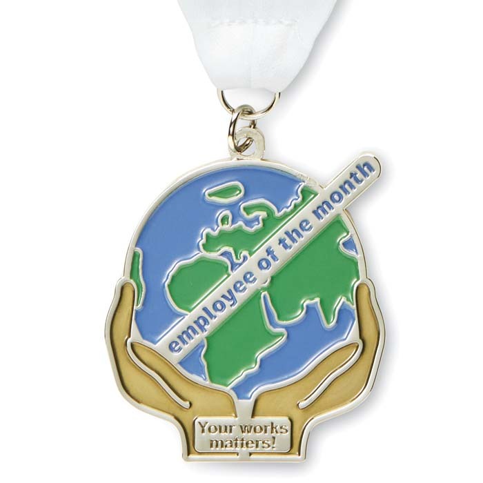 Médaille en alliage de zinc (≤25cm2 / 3 couleurs). publicitaire personnalisé - vue 6