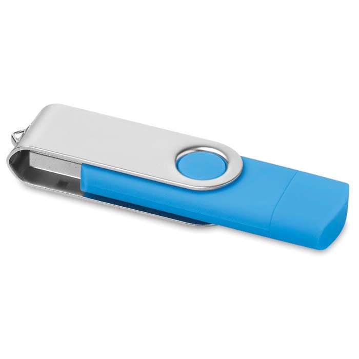 USB On The Go (Type-C). Logo 1 couleur sur une face inclus. publicitaire personnalisé - vue 6