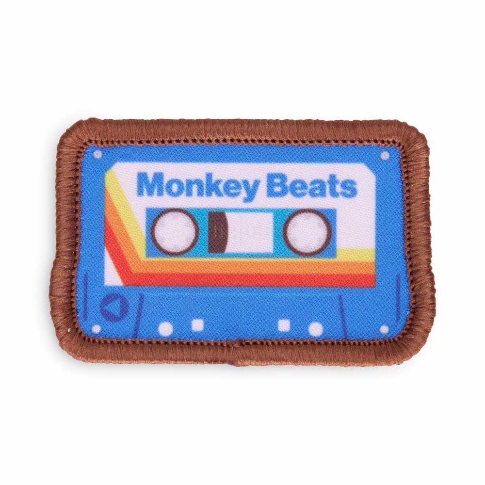 MPAT04 Écusson en polyester de forme personnalisée, avec bordure Merrow et logo impr... publicitaire personnalisé - vue 6