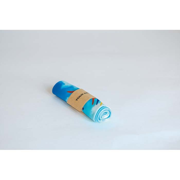Serviette rafraîchissante 100&nbsp;% polyester (170 g/m²). publicitaire personnalisé - vue 6