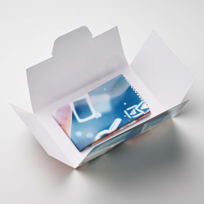 MPGC03 Lingette en microfibre en quadri (17x15cm). publicitaire personnalisé - vue 6