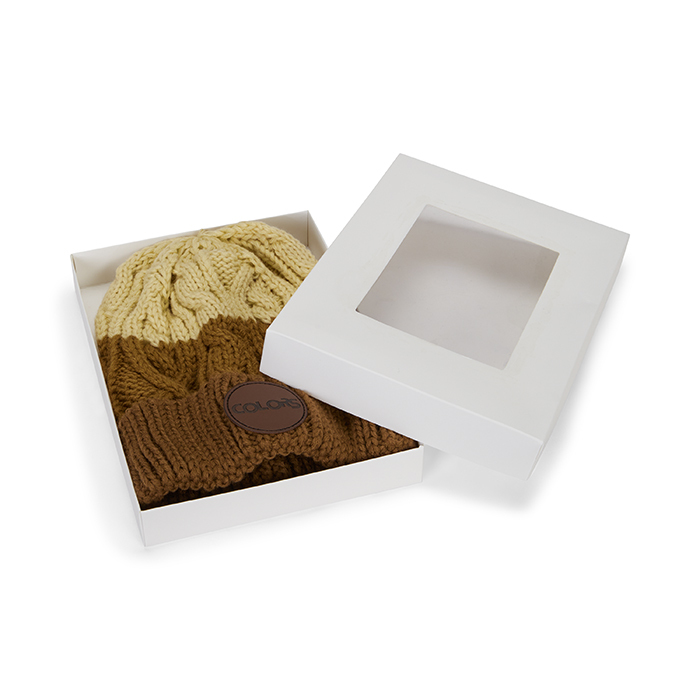 MW1020 Bonnet tressé en acrylique avec bord-côte, également disponible en RPET : MW1... publicitaire personnalisé - vue 6