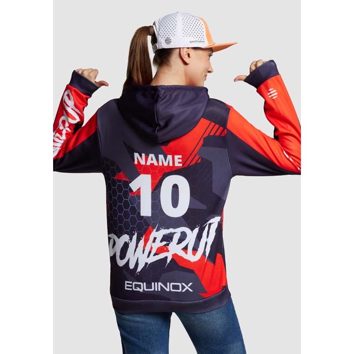 SG1032 Sweat à capuche unisexe sublimé en quadri à votre motif. publicitaire personnalisé - vue 6