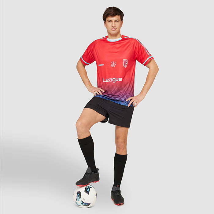 Maillot col rond raglan sublimé. publicitaire personnalisé - vue 6