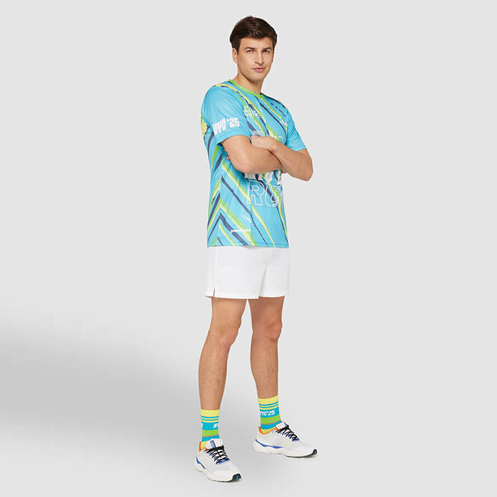 T-shirt à carreaux ultraléger 100g. publicitaire personnalisé - vue 6