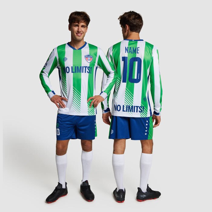 Maillot sublimé à col en V emoussé Premier. publicitaire personnalisé - vue 6