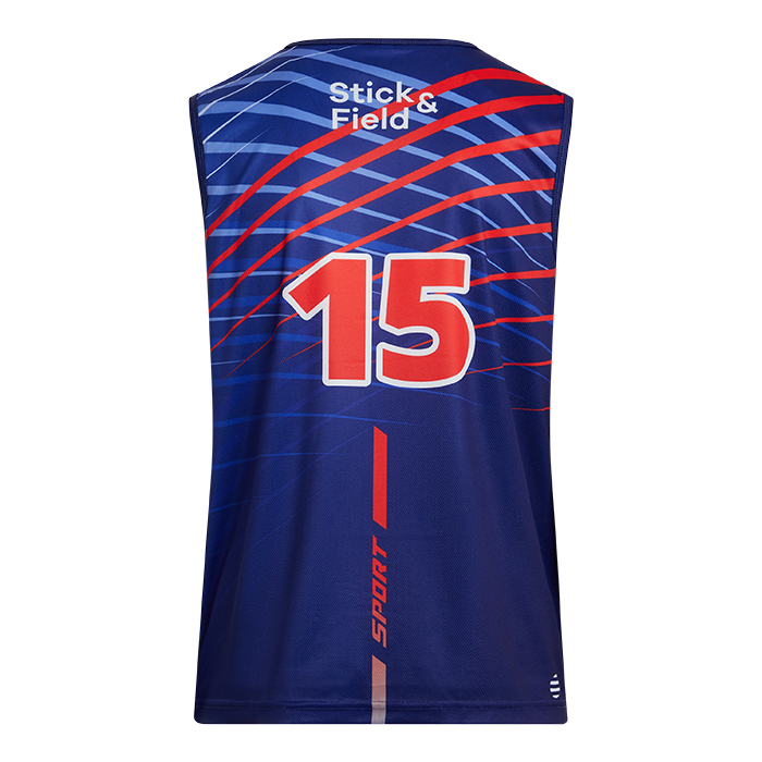 Débardeur en mesh pour hockey sur gazon – 145 g/m² publicitaire personnalisé - vue 6