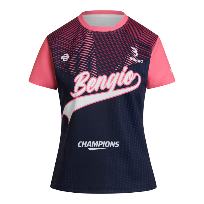 Maillot de rugby avec col rond – 260 g/m² publicitaire personnalisé - vue 6