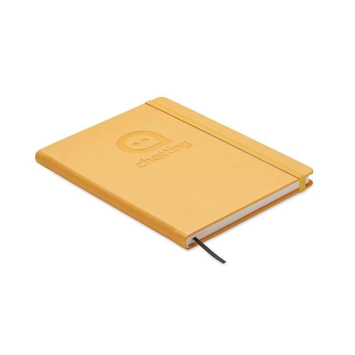 HAPUA5 Carnet A5 à couverture rigide en cuir PU avec feuilles à votre motif. publicitaire personnalisé - vue 7