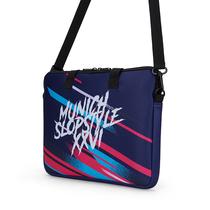 Pochette pour ordinateur portable avec fermeture éclair et pochette arrière. publicitaire personnalisé - vue 7