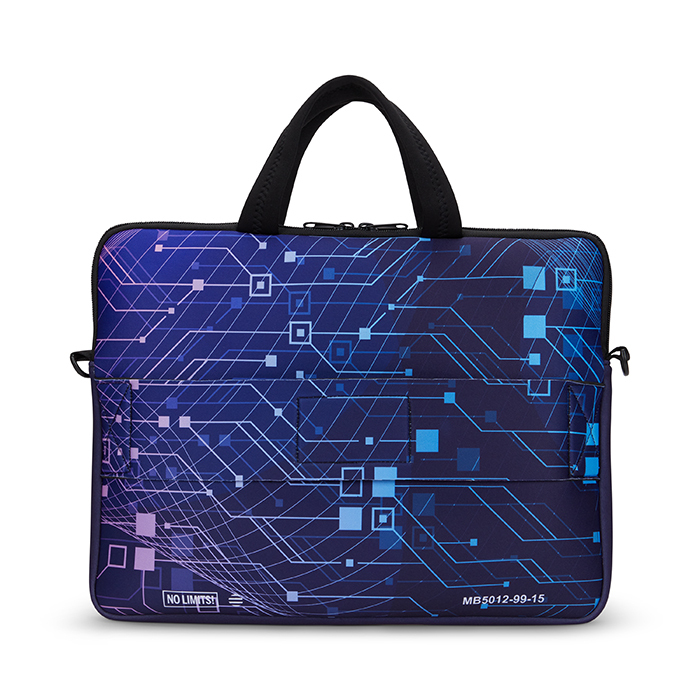 Housse pour ordinateur portable avec fermeture éclair et pochette pour trolley. publicitaire personnalisé - vue 7