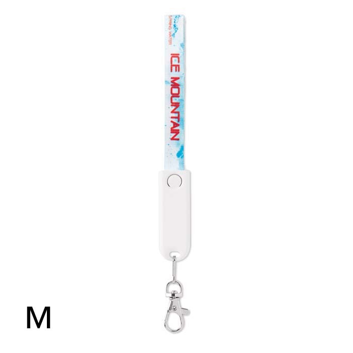 Câble de recharge. Votre design en quadri sur les deux faces. publicitaire personnalisé - vue 7