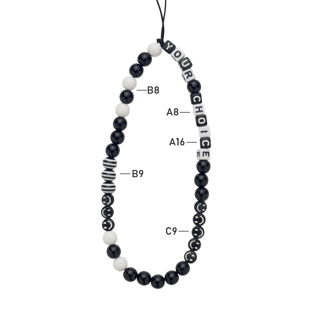 Bracelet à charms de poignet pour téléphone avec cordon de fixation. publicitaire personnalisé - vue 7