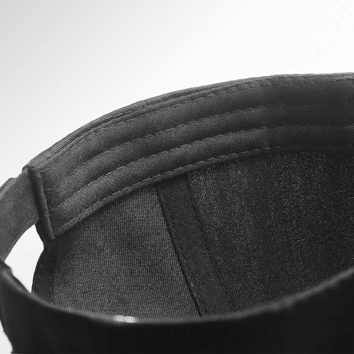 Casquette de baseball structurée à 6 pans, profil moyen en RPET. publicitaire personnalisé - vue 7