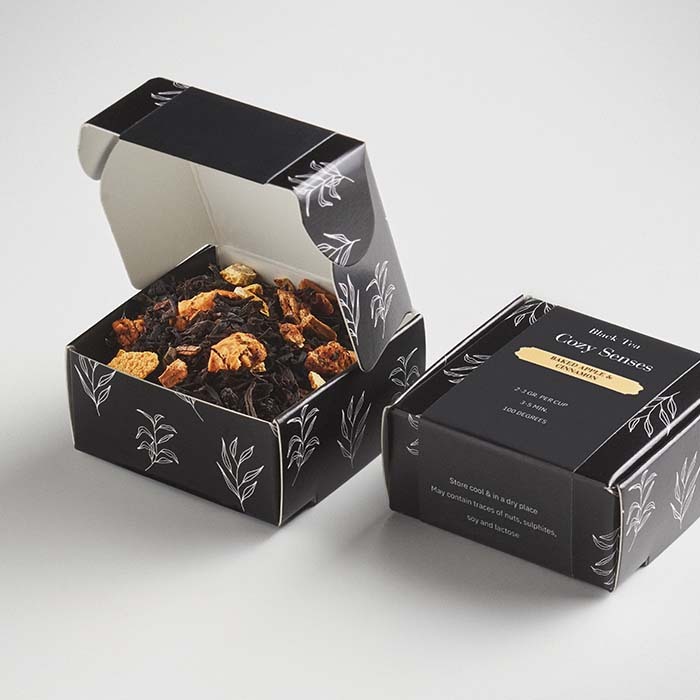 3 thés zen et un bonbon belge dans un coffret cadeau. publicitaire personnalisé - vue 7