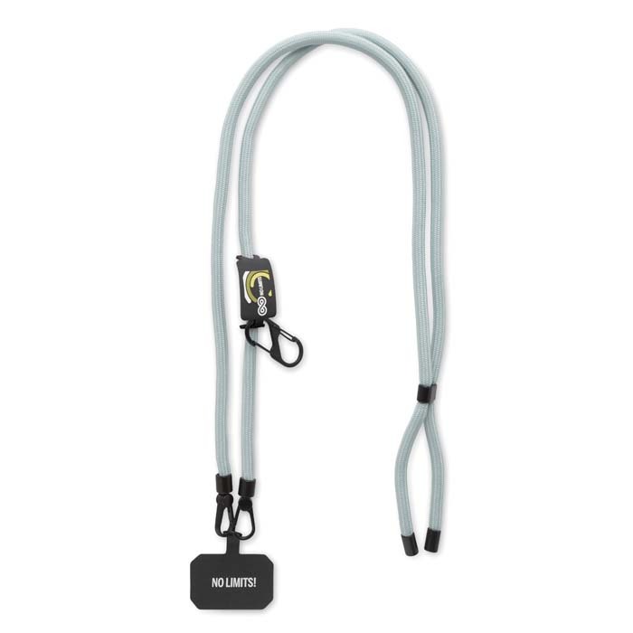 Cordon porte téléphone crossbody avec mousqueton en option. publicitaire personnalisé - vue 7