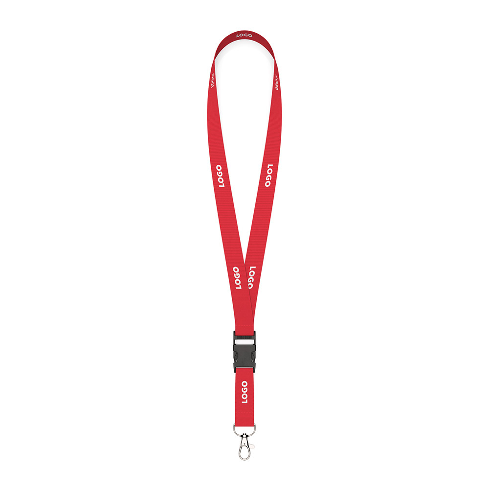 ML1102 Lanyard avec boucle et impression 1 couleur sur 1 côté. publicitaire personnalisé - vue 7