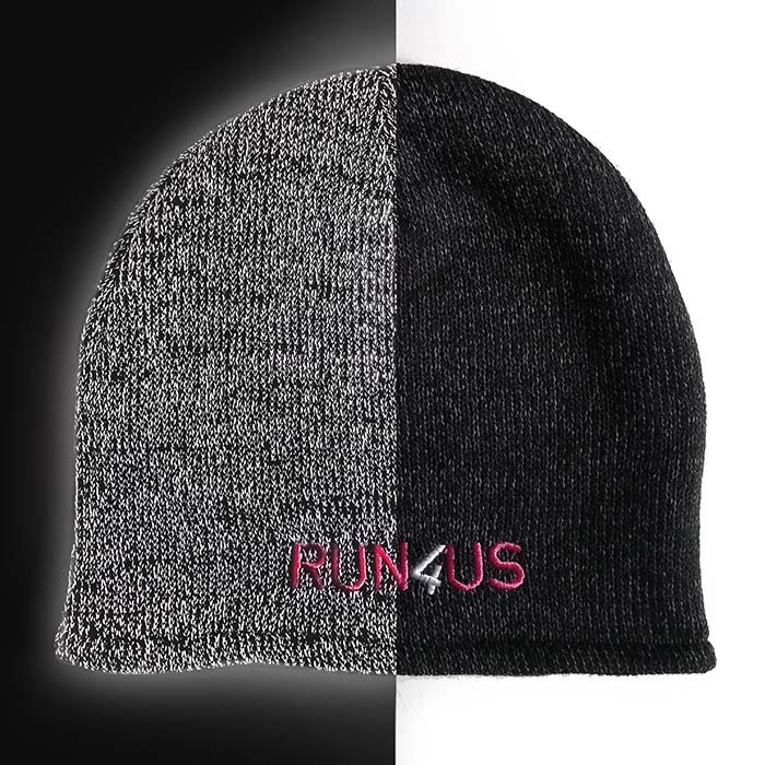 Bonnet en acrylique double épaisseur avec fils réfléchissants. publicitaire personnalisé - vue 7