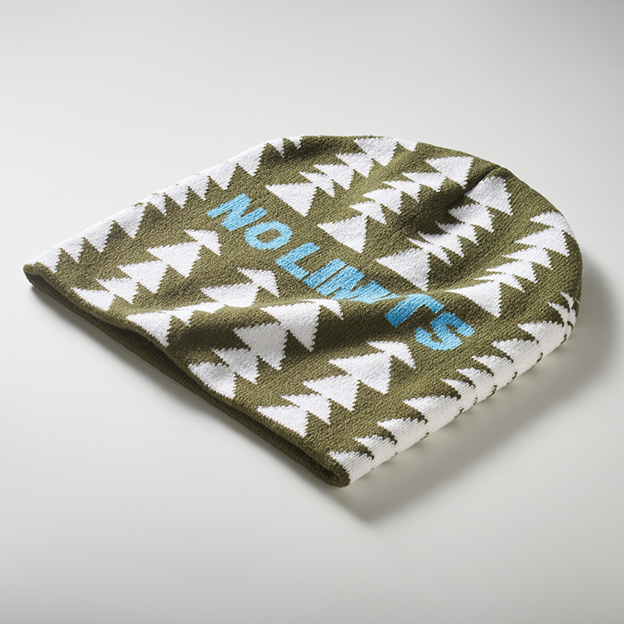 Bonnet jacquard en acrylique à motif personnalisé. publicitaire personnalisé - vue 7