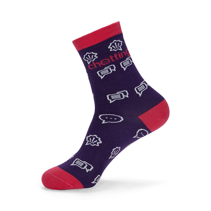 MWCS61 Fabriqué dans l'UE - Chaussettes en coton jacquard. Le MOQ est de 50 paires p... publicitaire personnalisé - vue 7