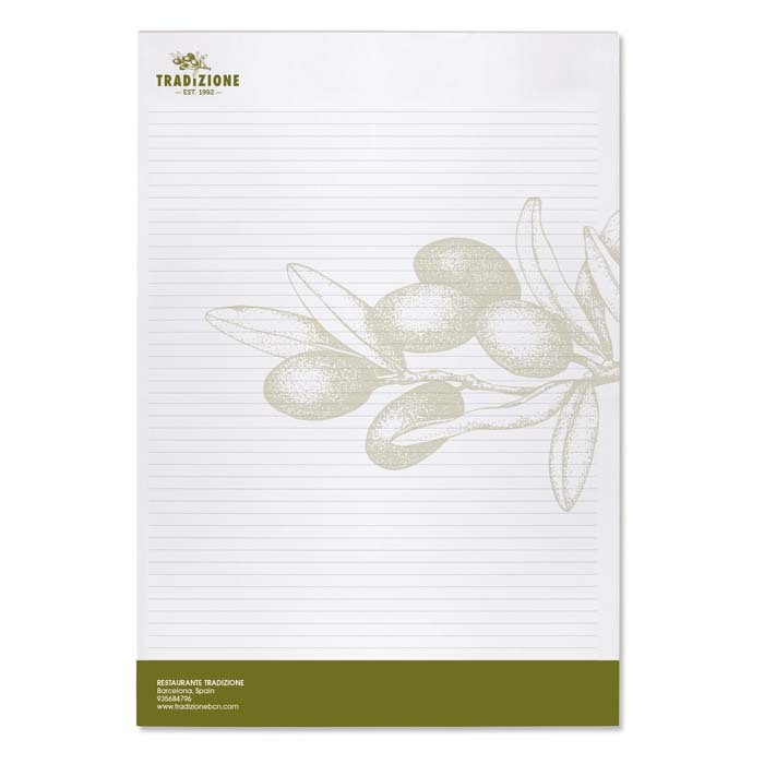 NPADA4 Bloc-notes au format A4 avec feuilles personnalisées. publicitaire personnalisé - vue 7