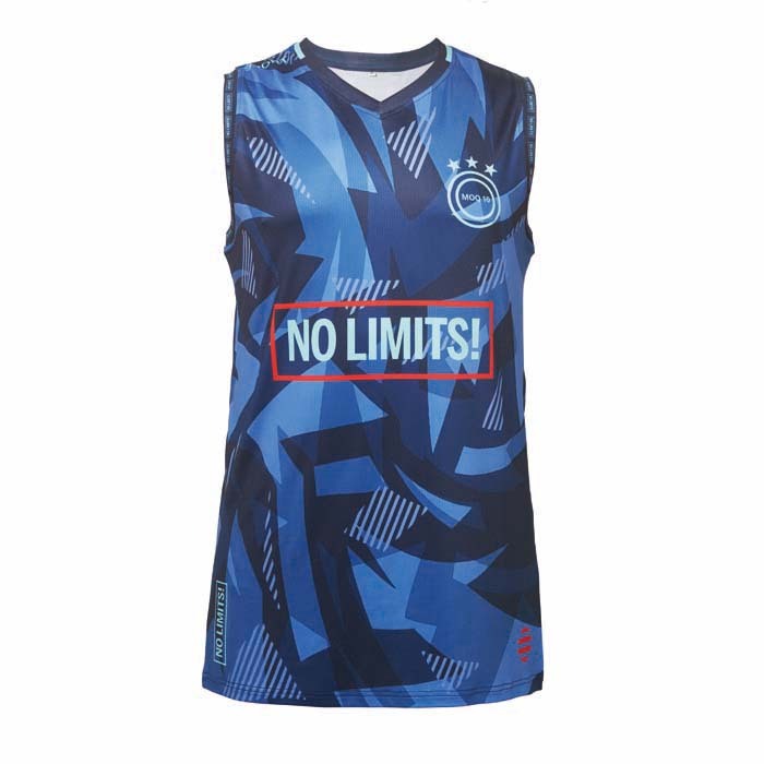 Maillot de basket-ball sublimé et col en V élastique Premier. publicitaire personnalisé - vue 7