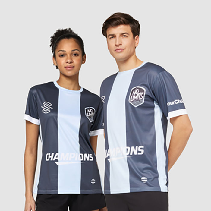 Maillot sublimé à col ras du rond. publicitaire personnalisé - vue 7