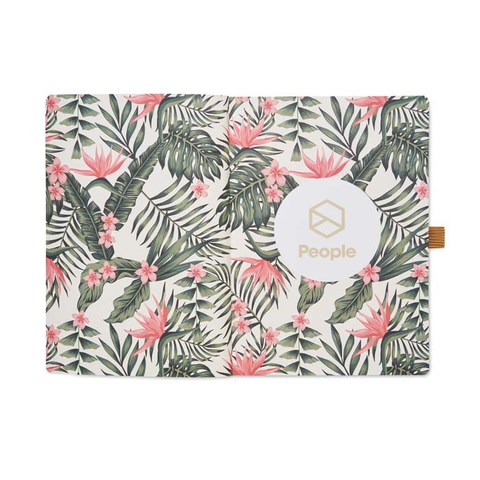 Cahier A5 à couverture souple en cuir PU avec avec feuilles personnalisées. publicitaire personnalisé - vue 7