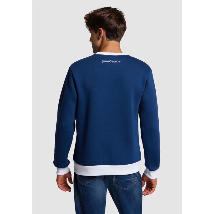 Sweat-shirt unisexe à col rond sur mesure. publicitaire personnalisé - vue 8