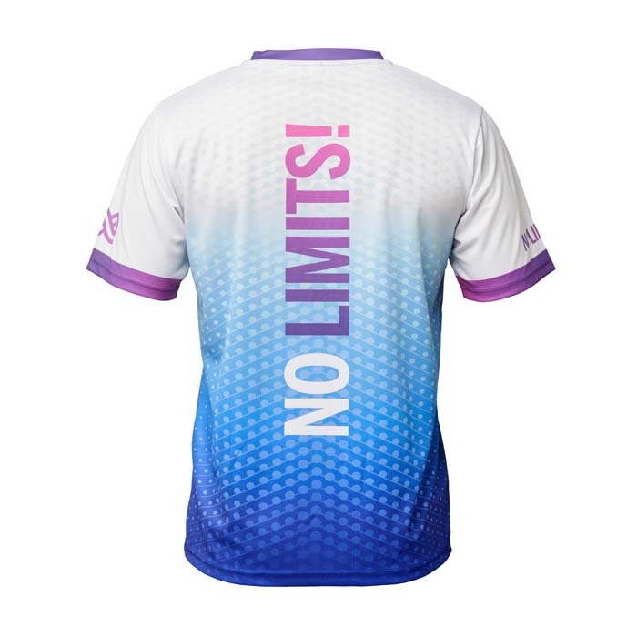 Maillot sublimé col V en maille polyester. publicitaire personnalisé - vue 8