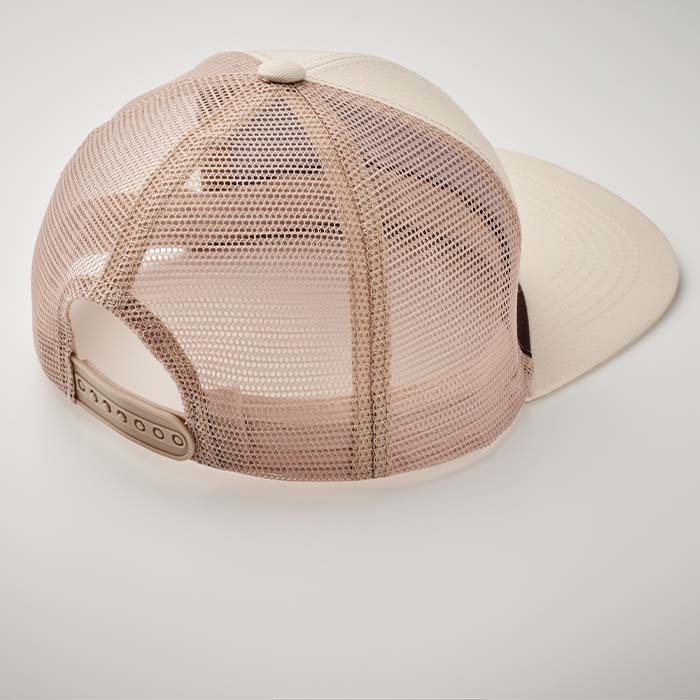 MH2208 Casquette à visière plate en coton sergé avec dos en maille. publicitaire personnalisé - vue 8