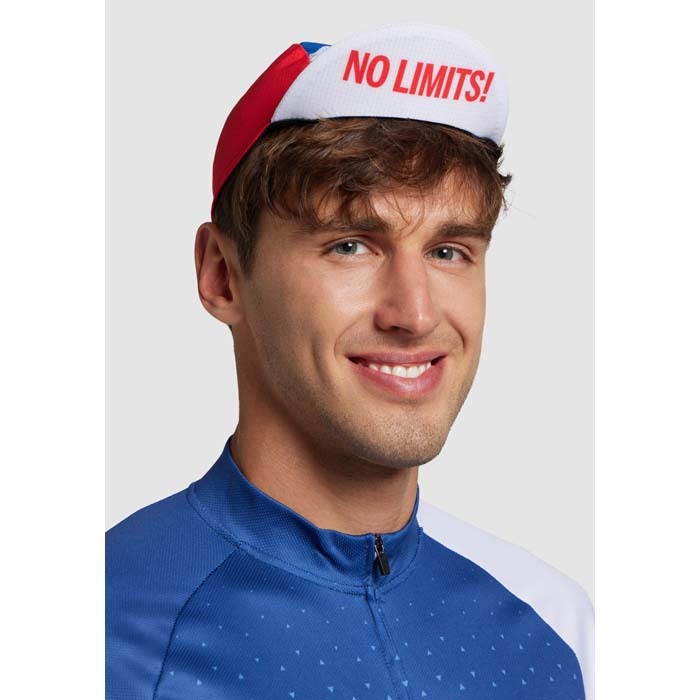 Casquette de cycliste adulte en quadri avec fermeture par cordon. publicitaire personnalisé - vue 8