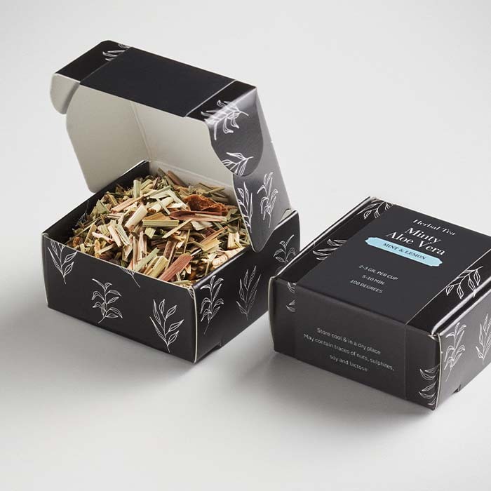 3 thés zen et un bonbon belge dans un coffret cadeau. publicitaire personnalisé - vue 8