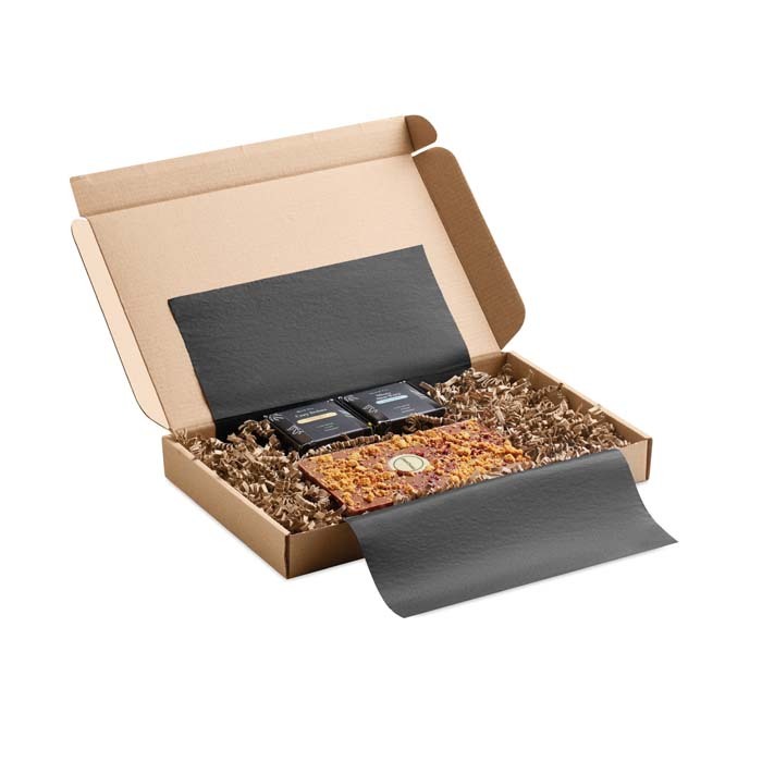 MI4007 coffret cadeau de 2 thés zen et barres chocolatées publicitaire personnalisé - vue 8