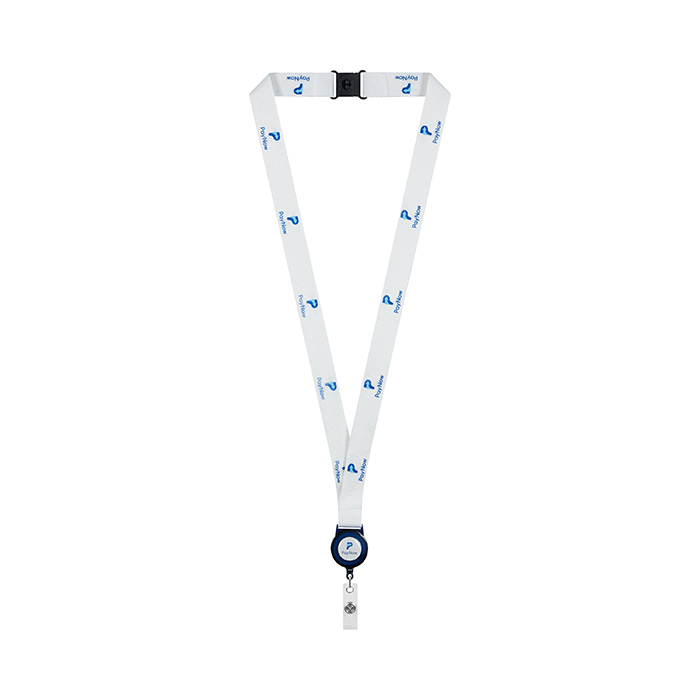 ML1163 RPET silkkipainettu jojokaulanauha. Kaulanauha, jossa on 1-värinen painatus 1... publicitaire personnalisé - vue 8