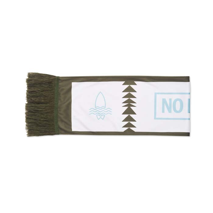 Écharpe double épaisseur en quadri, fabriquée en tissu lycra. publicitaire personnalisé - vue 8