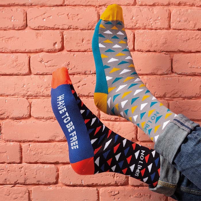 MWCS21 Chaussettes en coton Jacquard. Le MOQ est de 50 paires par taille. publicitaire personnalisé - vue 8
