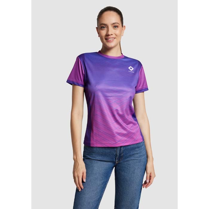 T-shirt col rond en polyester sublimé 145g publicitaire personnalisé - vue 8