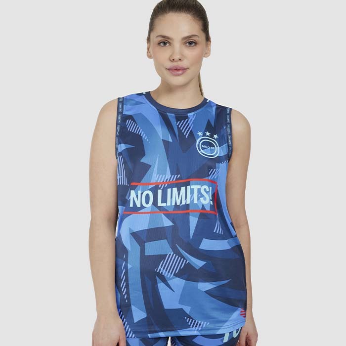 Maillot de basket-ball à col rond sublimé Premier. publicitaire personnalisé - vue 8