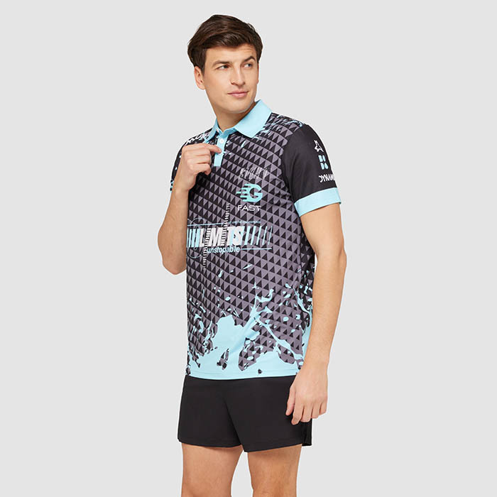 SG1020 Polo slim fit sublimé. 180 g/m2 de polyester / 8 % d'élasthanne. publicitaire personnalisé - vue 8