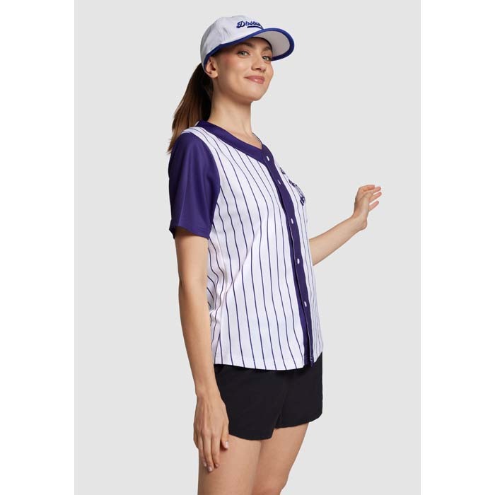 Maillot de baseball sublimé en maille polyester respirant. publicitaire personnalisé - vue 8