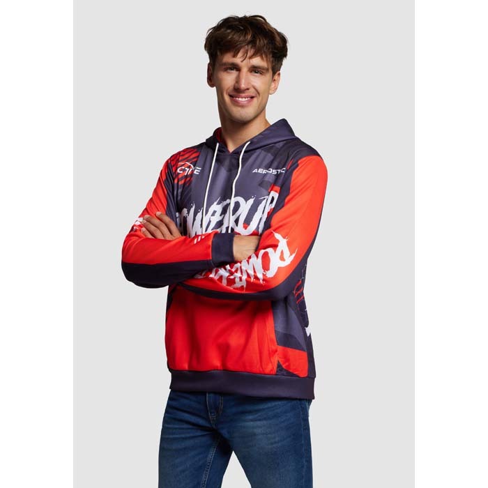 SG1032 Sweat à capuche unisexe sublimé en quadri à votre motif. publicitaire personnalisé - vue 8